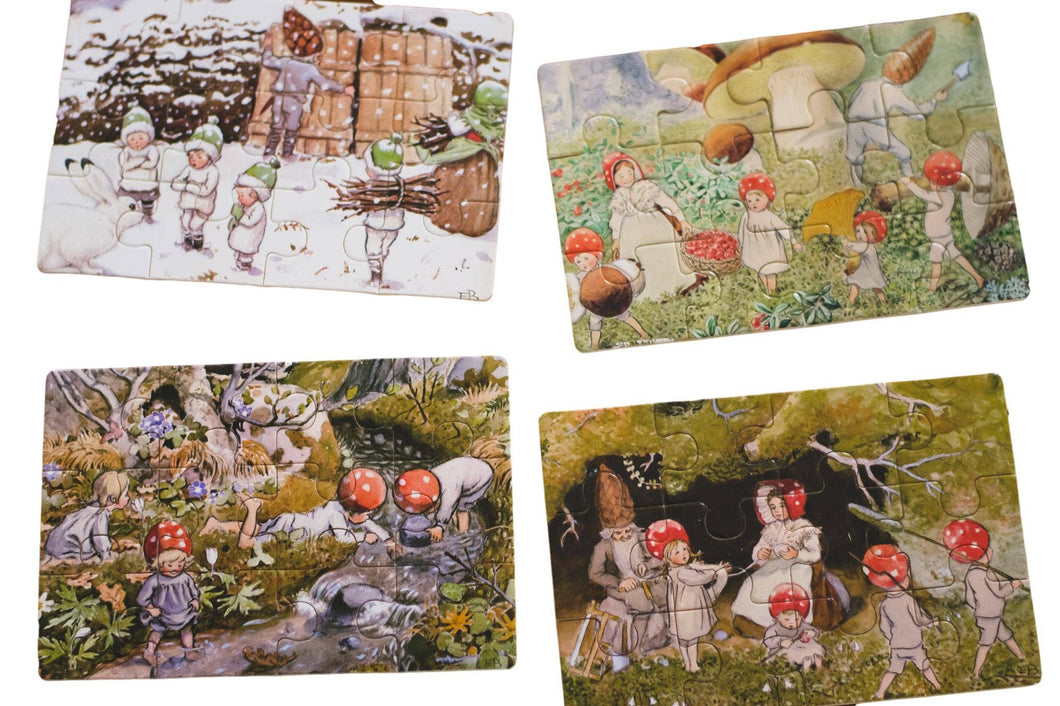 Elsa Beskow <i>Children of the Forest</i> Tray Puzzle