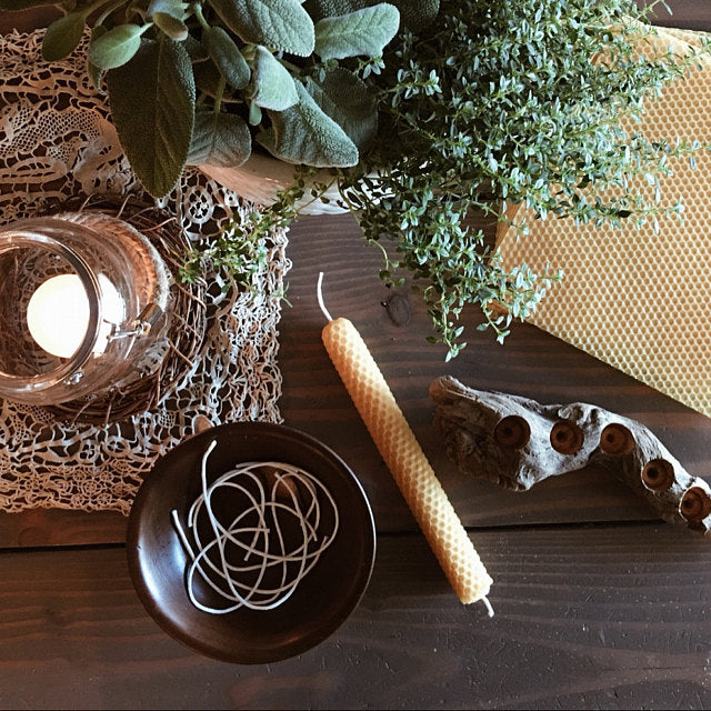 Winter Colors Beeswax Candle Making Kit