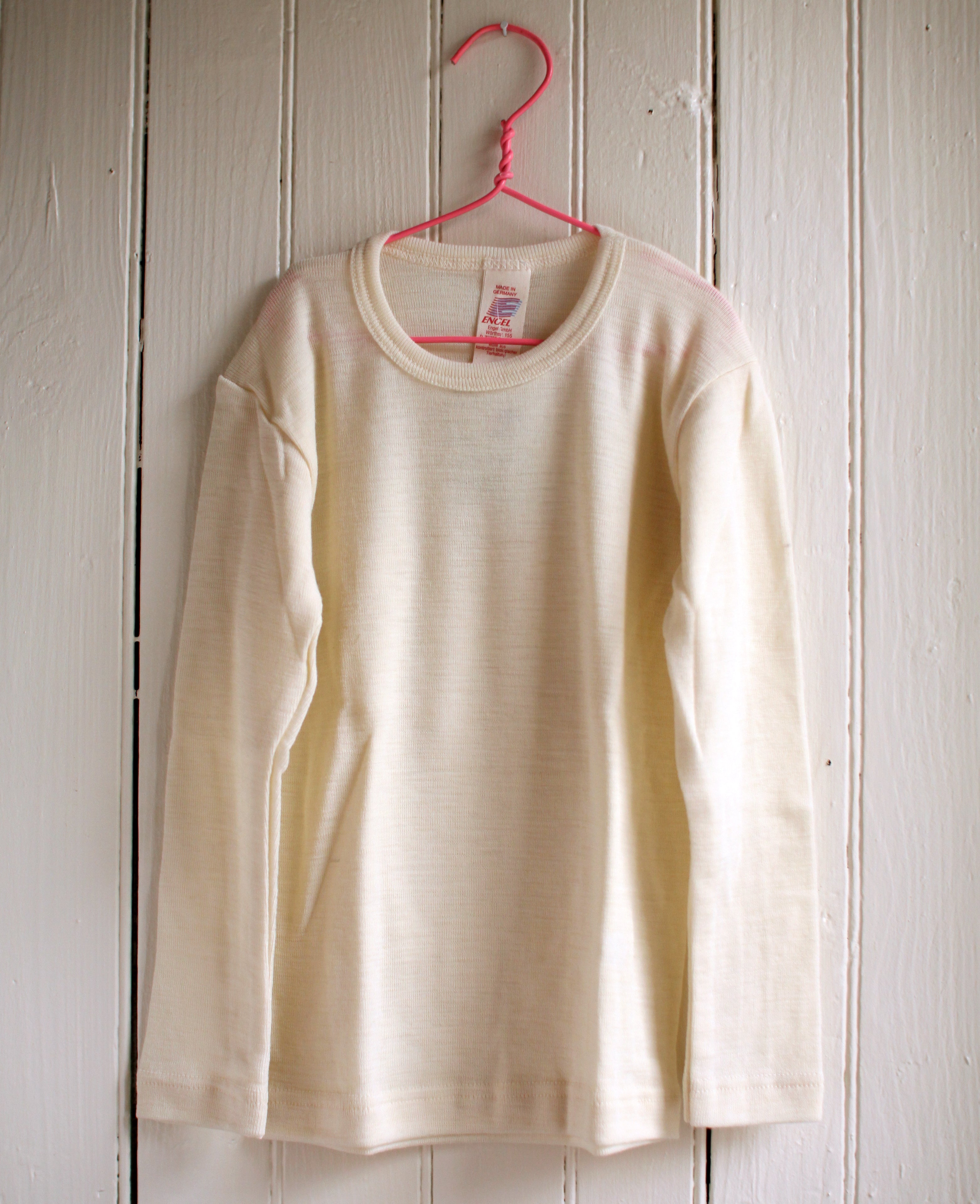 Engel Organic Wool Child's Long Sleeve Shirt