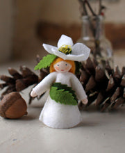 Load image into Gallery viewer, Christmas Rose Fairy Felted Waldorf Doll - Two Skin Colors
