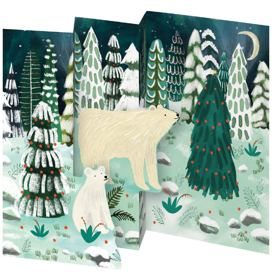 Snowdomia Tri-fold Cards - Boxed Set of 5