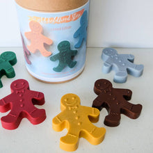 Load image into Gallery viewer, Gingerbread Men Eco-Friendly Crayons - Set of 6
