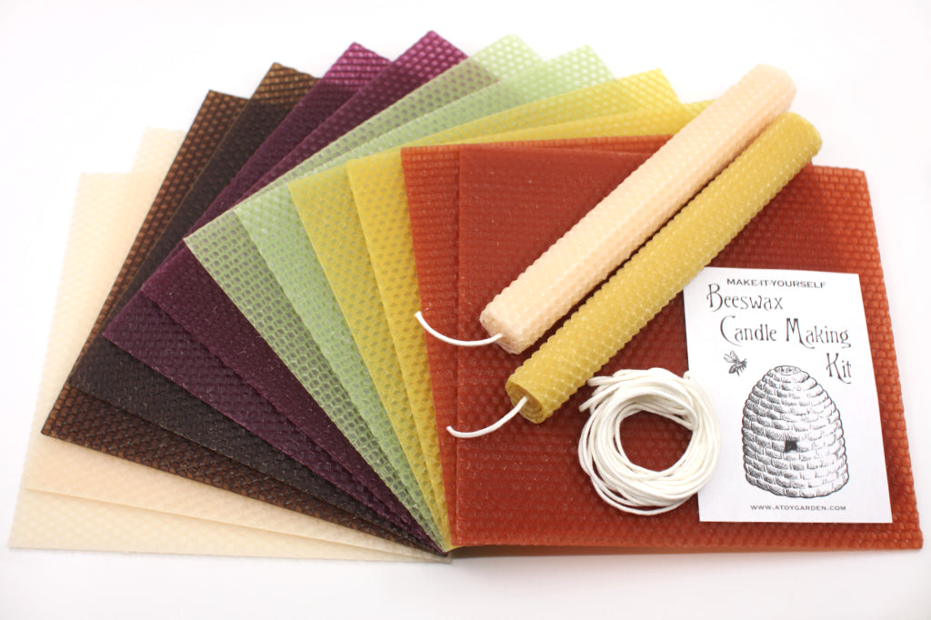 Earth Colors Beeswax Candle Making Kit