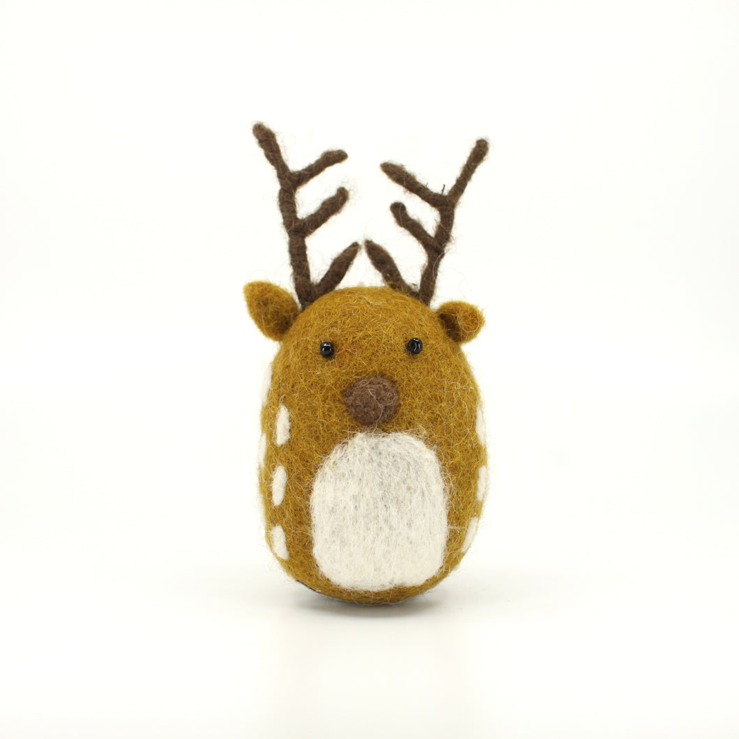 Furry Felt Deer