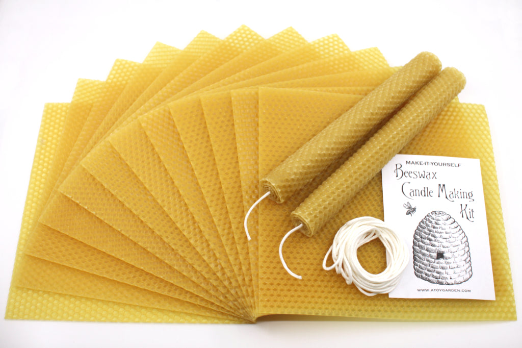 Natural Beeswax Candle Making Kit