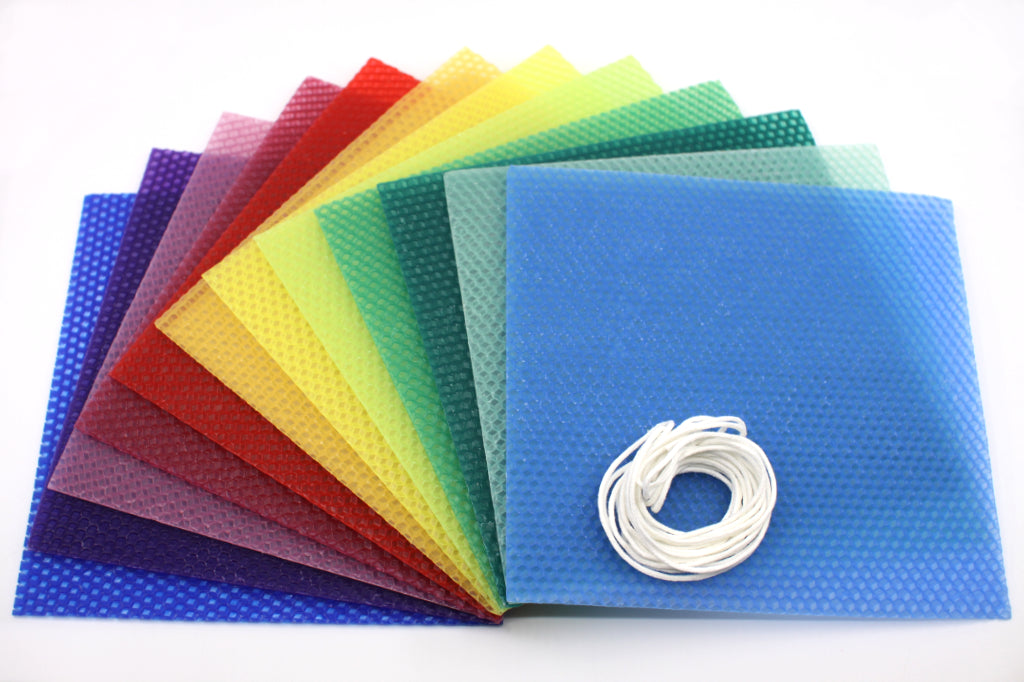 Rainbow Colors Beeswax Candle Making Kit