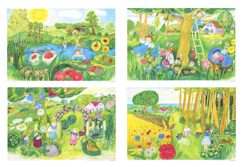 <i>Summer</i> Postcard Collection by Eva-Maria Ott-Heidmann