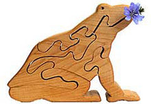 Load image into Gallery viewer, Wooden Frog Puzzle
