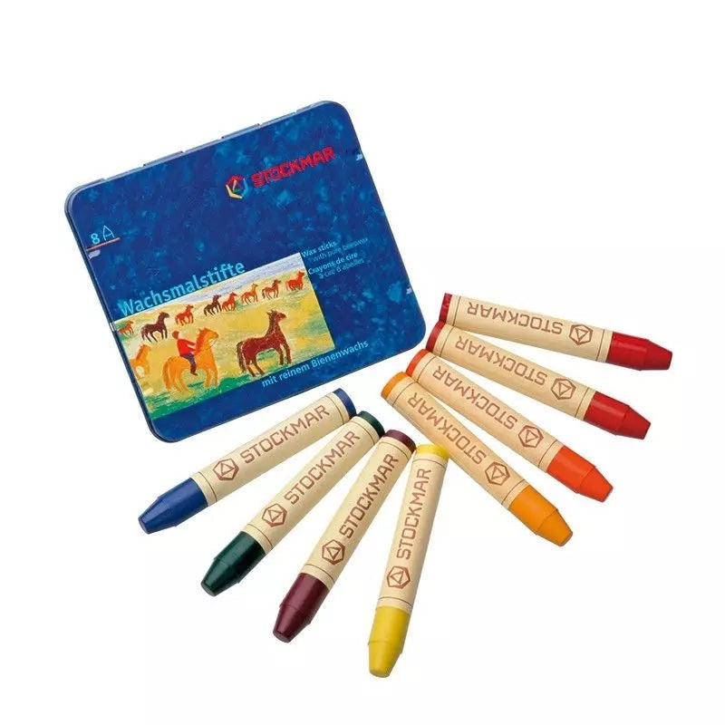 Stockmar 8 Stick Crayons in Tin