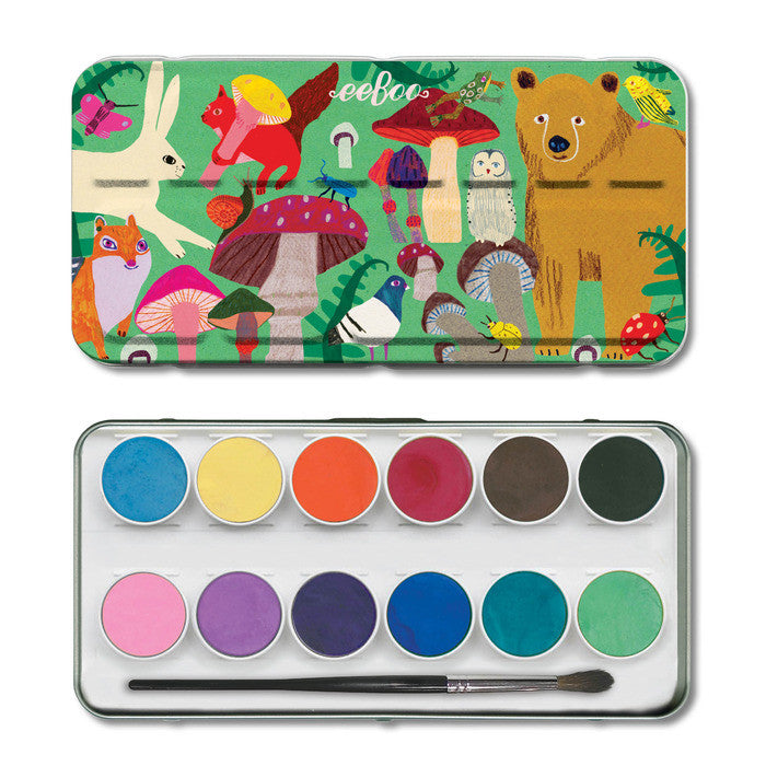 Mushroom Watercolor Set