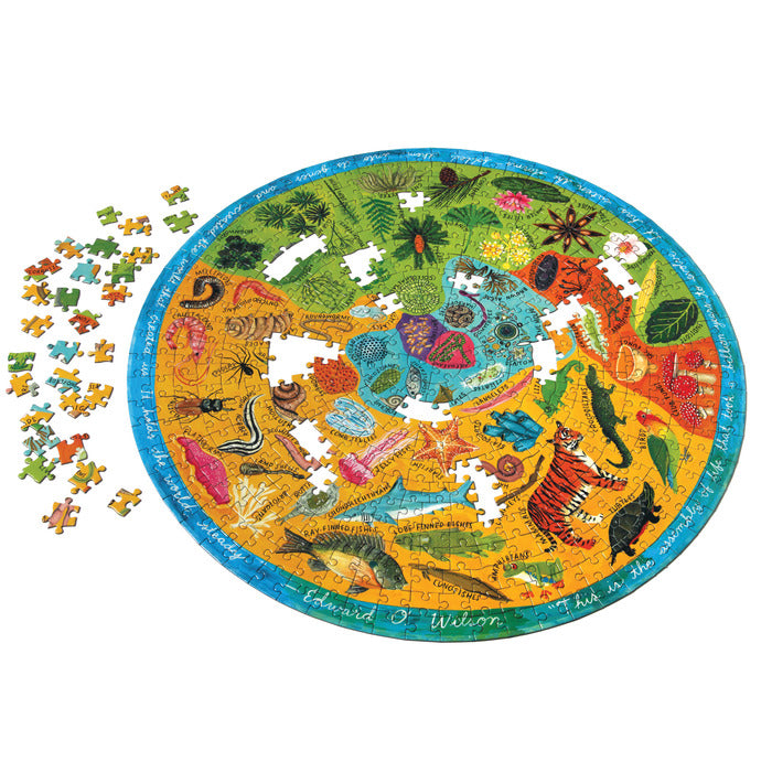 Biodiversity 500 Piece Round Puzzle
