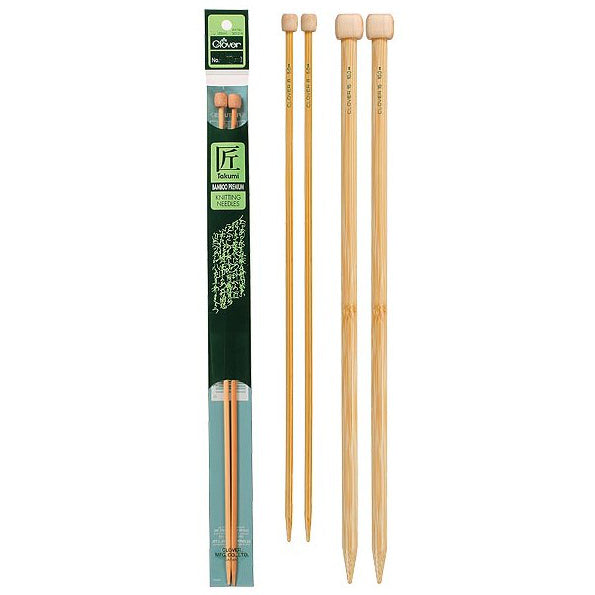 Clover Takumi Bamboo Knitting Needles, 9-inch