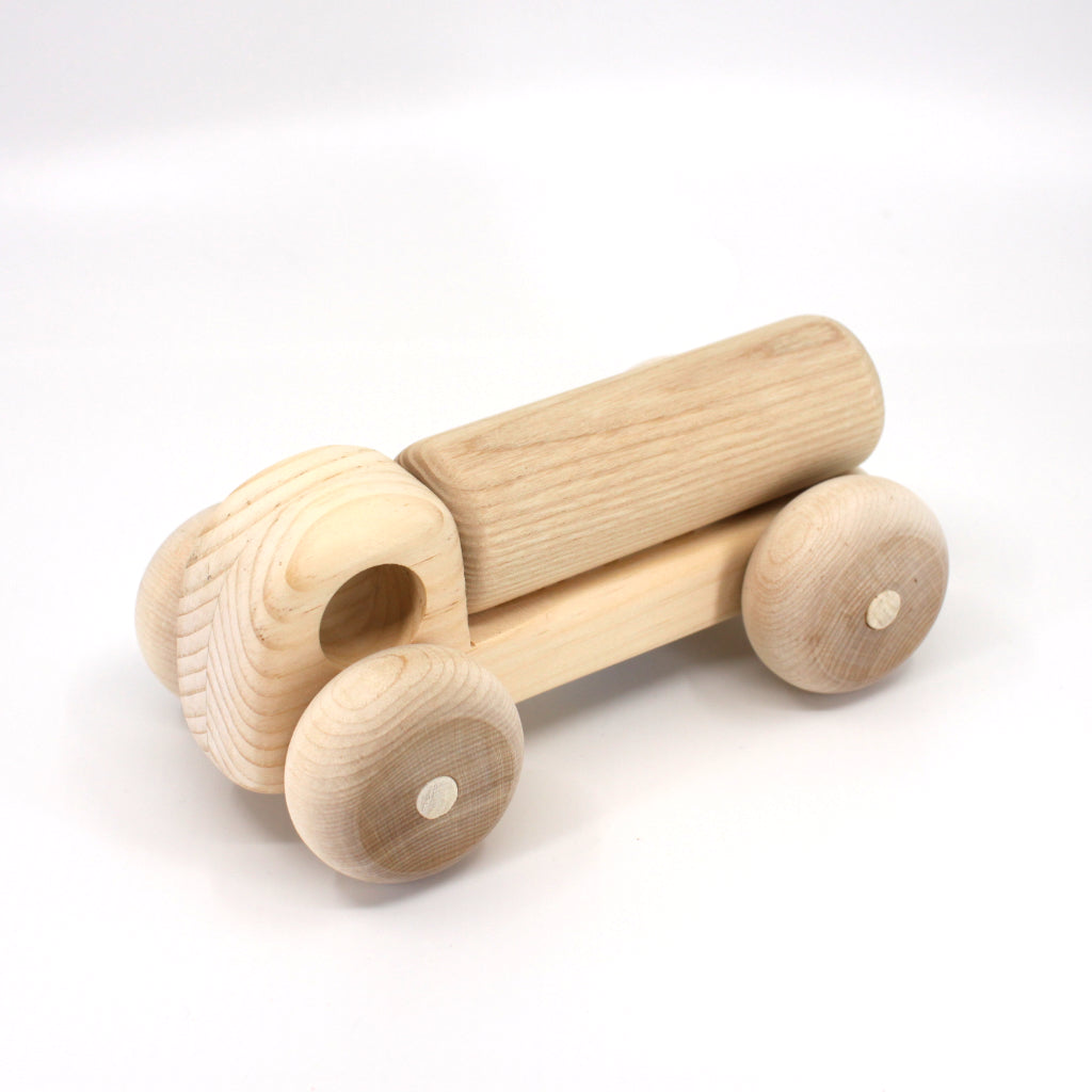 Wooden Toy Tank Truck