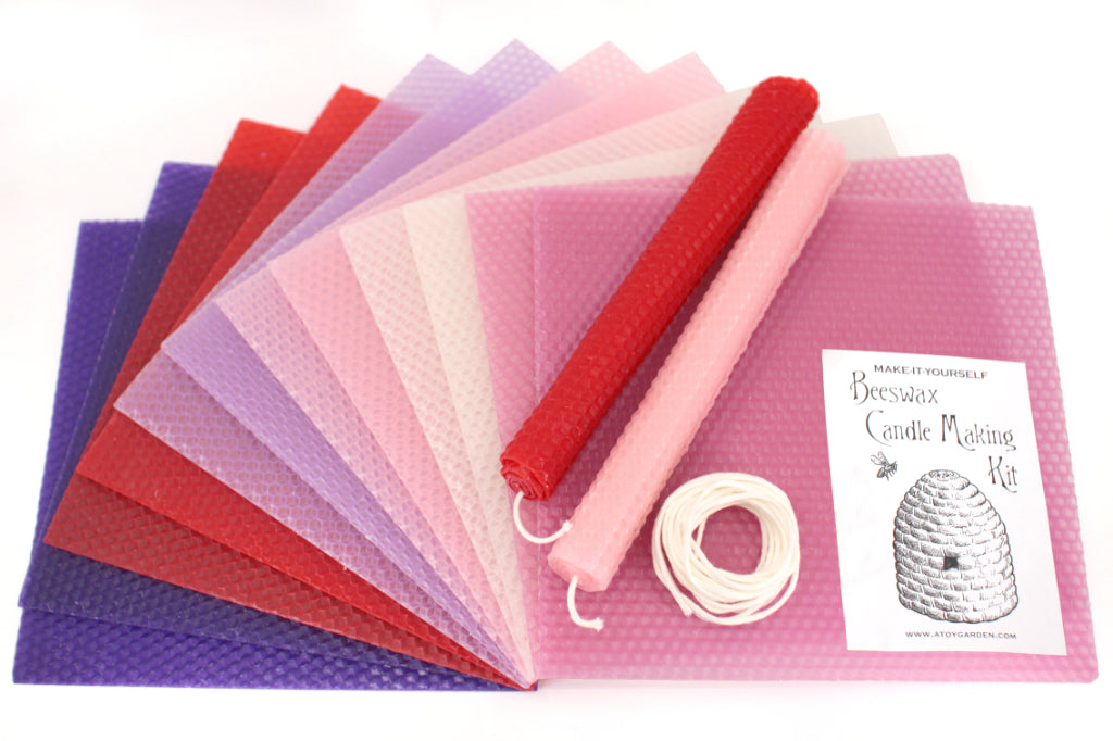Valentine Beeswax Candle Making Kit