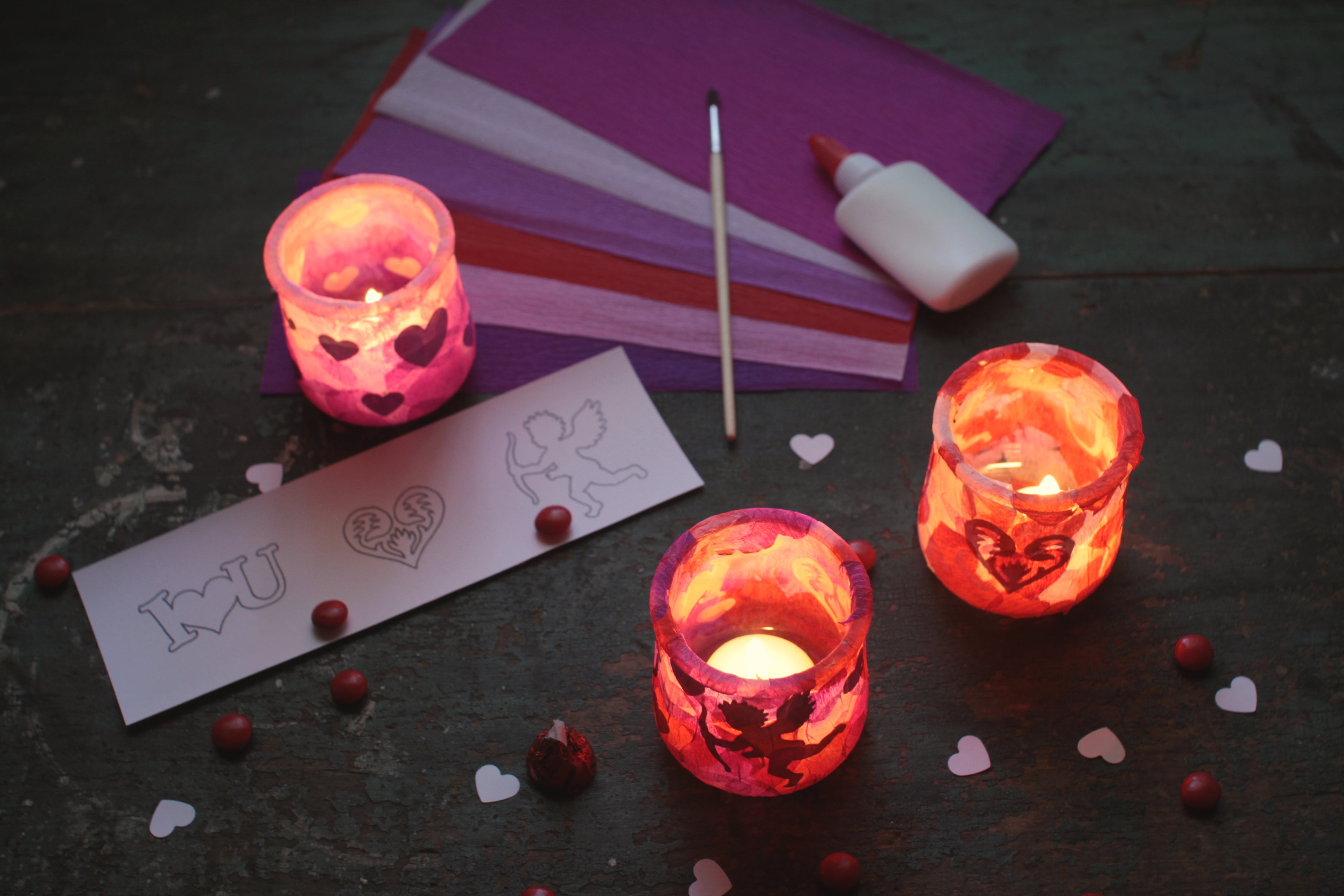 Make-It-Yourself Valentine Lantern Craft Kit