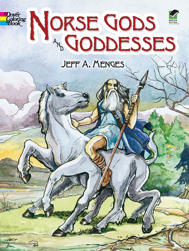 Norse Gods and Goddesses Coloring Book